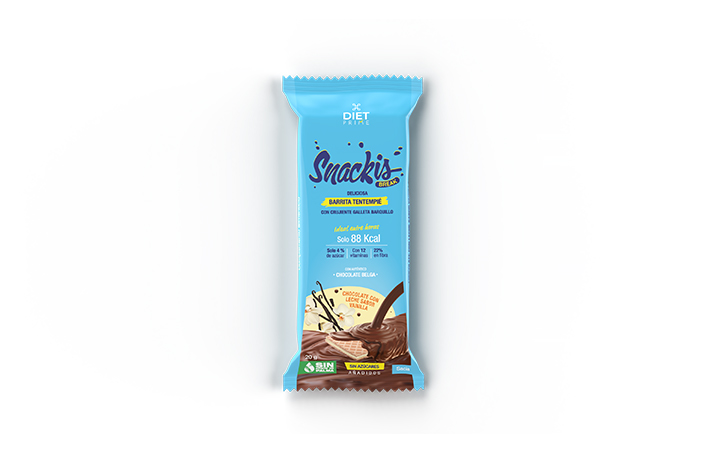 Snackis choco leche sabor vainilla 